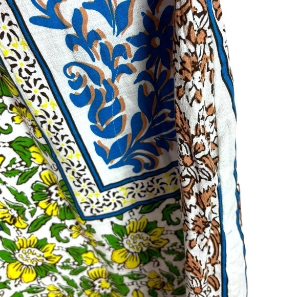 ANTHROPOLOGIE PLENTY BY TRACY REESE RKNL17 LACE UP V-NECK FLORAL SHEATH DRESS - Picture 10 of 15